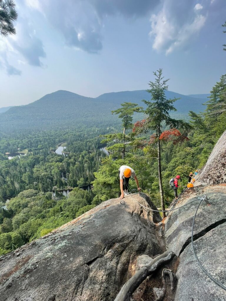 via ferrata au mont tremblant