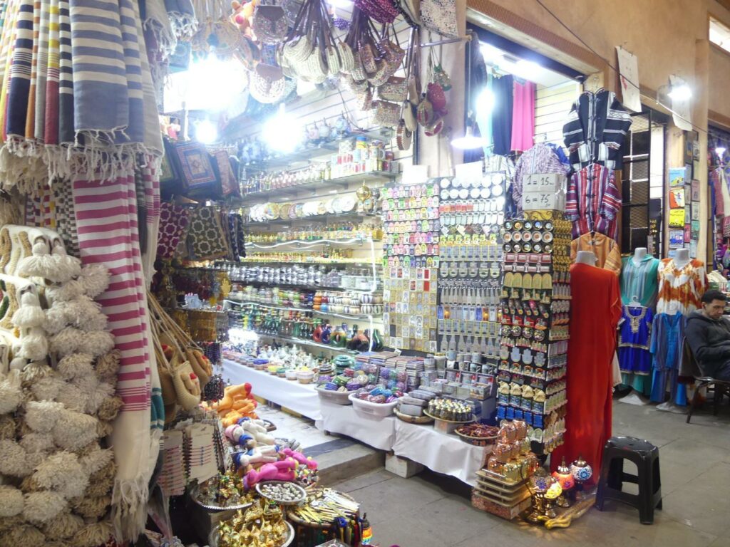 souks de Marrakech artisanat marocain