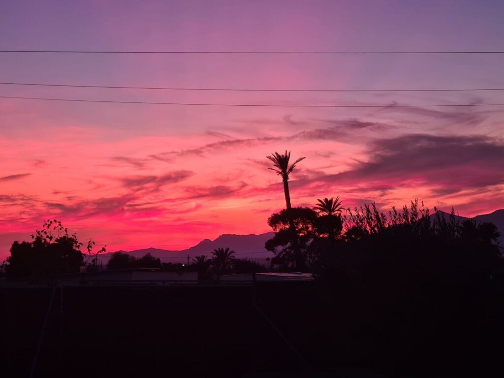 coucher du soleil Alicante