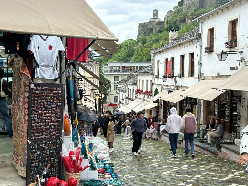 ruelles ottomanes à Gjirokastër
